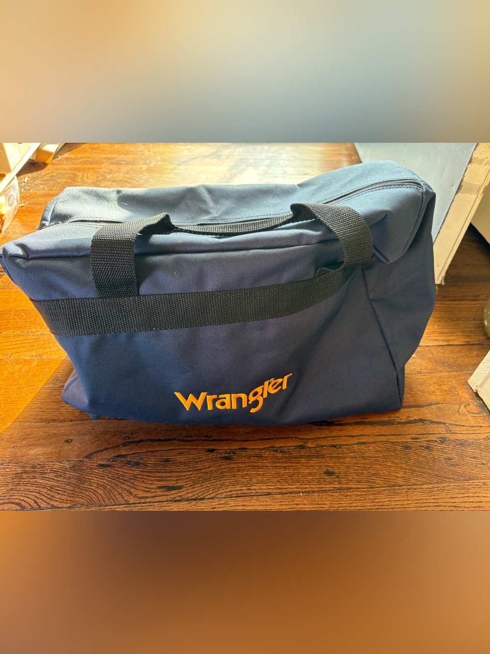 NEW Classic Wrangler Buck's Bags Navy Blue Duffle Bad 17,5x11,5x8,5"